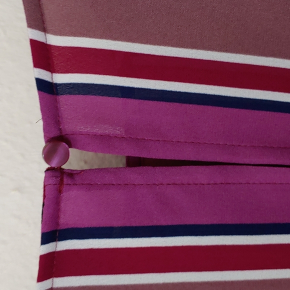 Worthinton Women's Size Small Striped Blouse - Picture 4 of 8